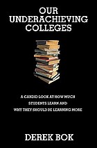 Our Underachieving Colleges: A Candid Look at How Much Students Learn and Why They Should Be Learning More.