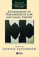A companion to philosophy of law and legal theory