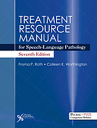 Treatment Resource Manual for Speech-Language Pathology Cover Art