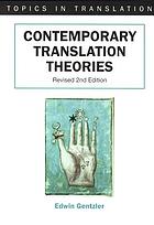 Contemporary Translation Theories.