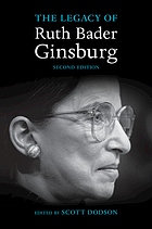 book cover for The legacy of Ruth Bader Ginsburg