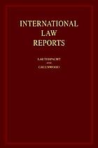 International law reports. Volume 77