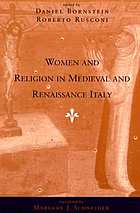 Women and religion in medieval and Renaissance Italy