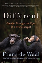 Cover image for Different : gender through the eyes of a primatologist