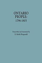 Ontario people, 1796-1803