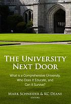 The university next door : what is a comprehensive university, who does it educate, and can it survive?