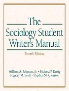 The sociology student writers manual