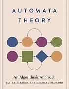 Front cover image for Automata theory : an algorithmic approach