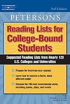 Reading lists for college-bound students