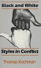Black and white styles in conflict