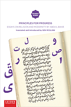 Principles for progress : essays on religion and modernity