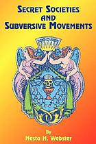 Secret societies and subversive movements