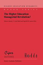 The higher education managerial revolution?.