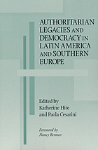 Authoritarian legacies and democracy in Latin America and Southern Europe