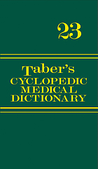Taber's cyclopedic medical dictionary