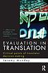 Evaluation in translation : critical points of... by Jeremy Munday