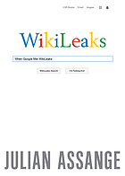 When Google met Wikileaks