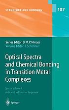 Optical Spectra and Chemical Bonding in Transition Metal Complexes : Special Volume dedicated to Professor Jørgensen