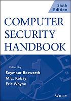 Cover: Computer security handbook