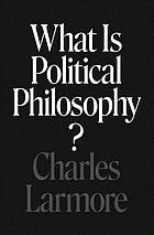 What is political philosophy?