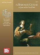 The Baroque guitar in Spain and the New World
