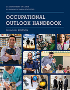 book cover for Occupational outlook handbook