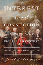 Interest and connection in the eighteenth century : Hervey, Johnson, Smith, Equiano