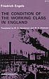 The condition of the working class in England by  Friedrich Engels 