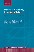 Democratic stability in an age of crisis : reassessing the interwar period