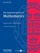 The quarterly journal of mathematics. Oxford series