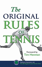 The original rules of tennis