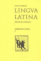 lingua latina per se illustrata pars i