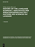 History of the language sciences : an international... by  Sylvain Auroux 
