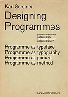 Designing programmes : four essays and an introduction