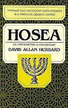 Hosea : an introduction and commentary