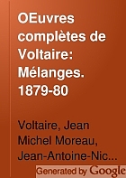 Œuvres complètes de Voltaire.
