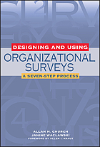 Designing and using organizational surveys : a seven-step process