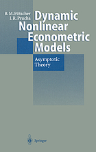 Dynamic nonlinear econometric models : asymptotic theory