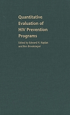Quantitative evaluation of HIV prevention programs
