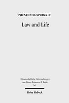 Law and life : the interpretation of Leviticus 18:5 in early Judaism and in Paul