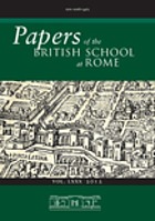 Papers of the British School at Rome.