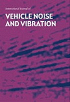 International journal of vehicle noise and vibration : IJVNV