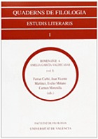Quaderns de filologia. Estudis literaris