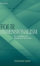 Four-dimensionalism : an ontology of persistence and time