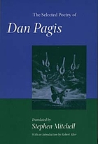 The selected poetry of Dan Pagis