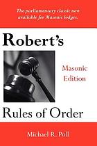 Robert's rules of order