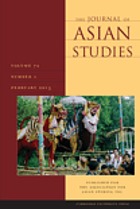 The journal of Asian studies : JAS
