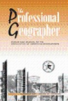 The Professional geographer : the journal of the Association of American Geographers.