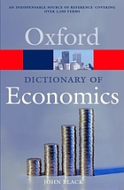 A dictionary of economics