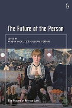 Book cover - Future of the Person